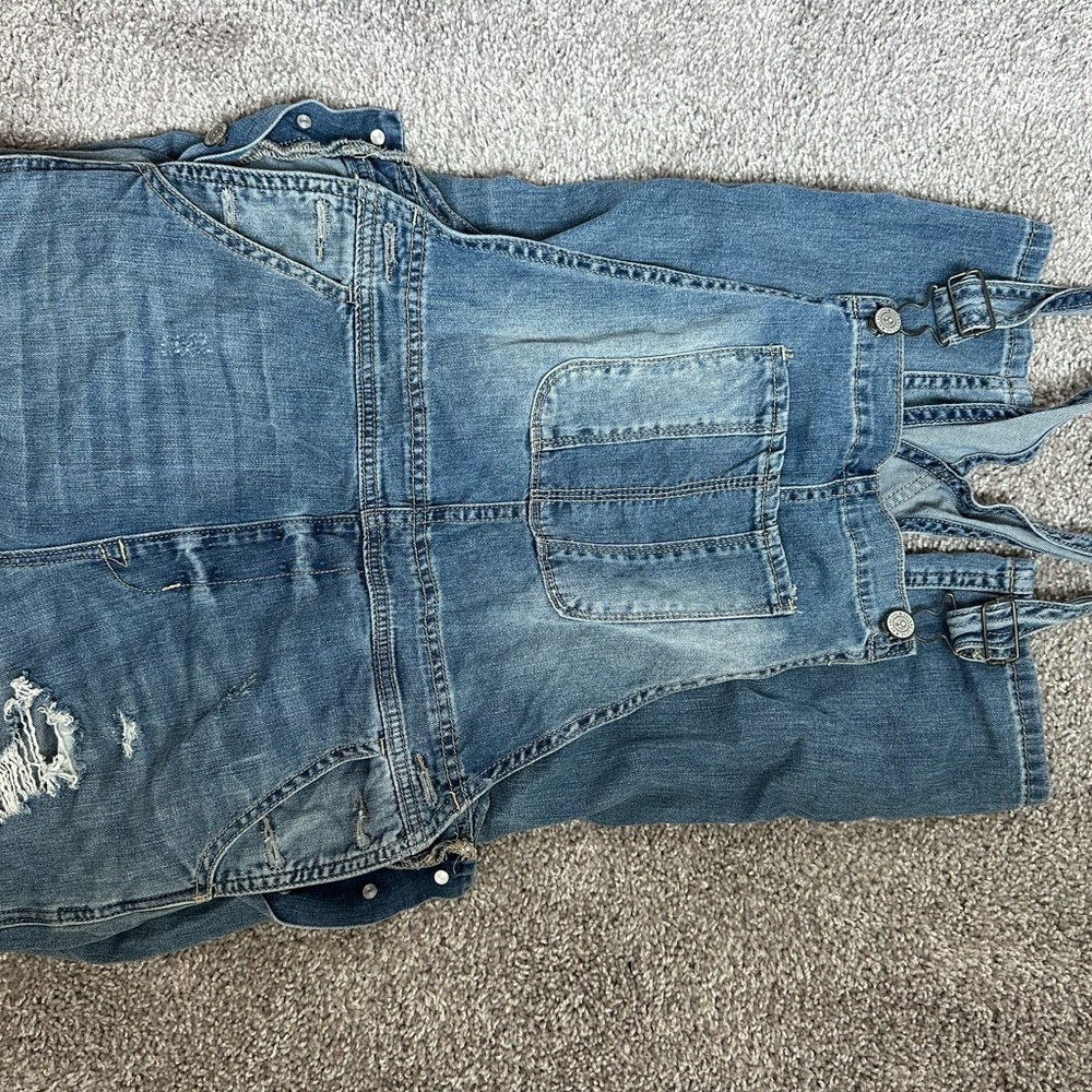 Women’s Blue Denim Overalls